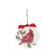 MDF Cardinal Ornament Multicolor Christmas Tree Decoration